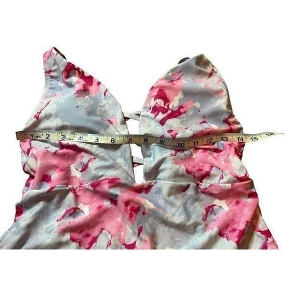 Jessica Simpson Tie Dye One Piece Swimsuit Size M - Picture 10 of 10